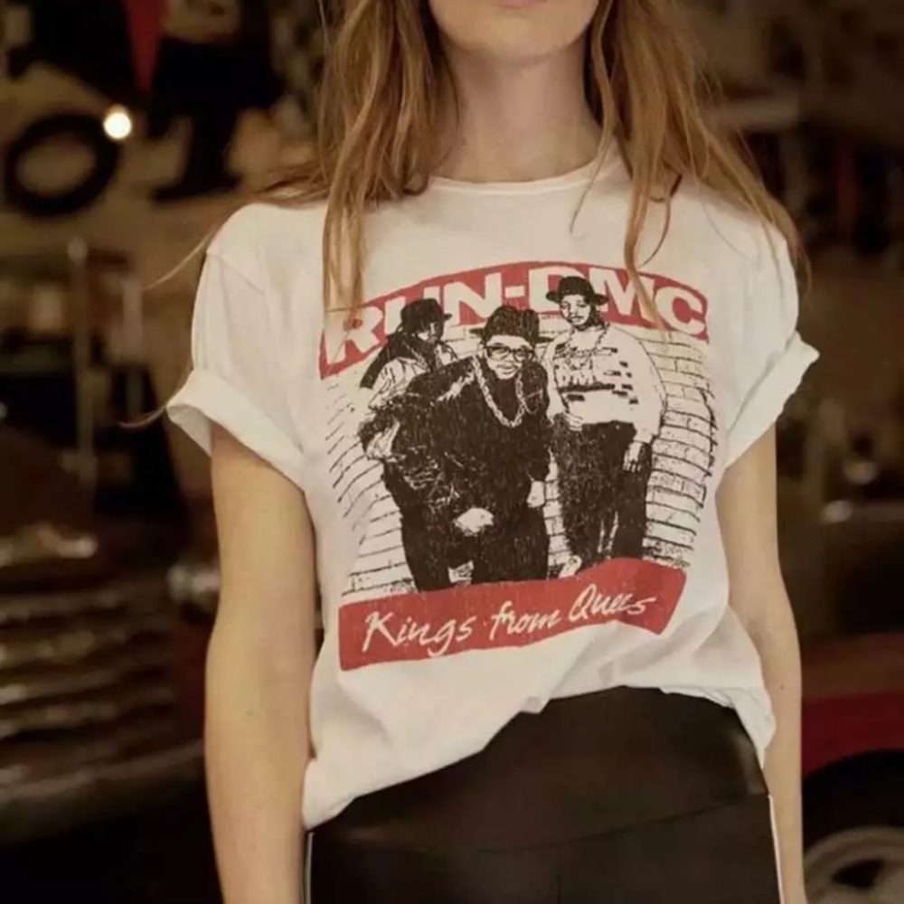 Run DMC Kings From Queens Band Music Graphic Tee - Picture 2 of 5